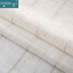 Elegant Natural Linen Stripe Slub Sheer Curtain
