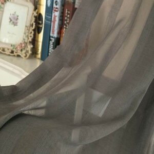 Modern Linen Striped Home Sheer European Style Curtains